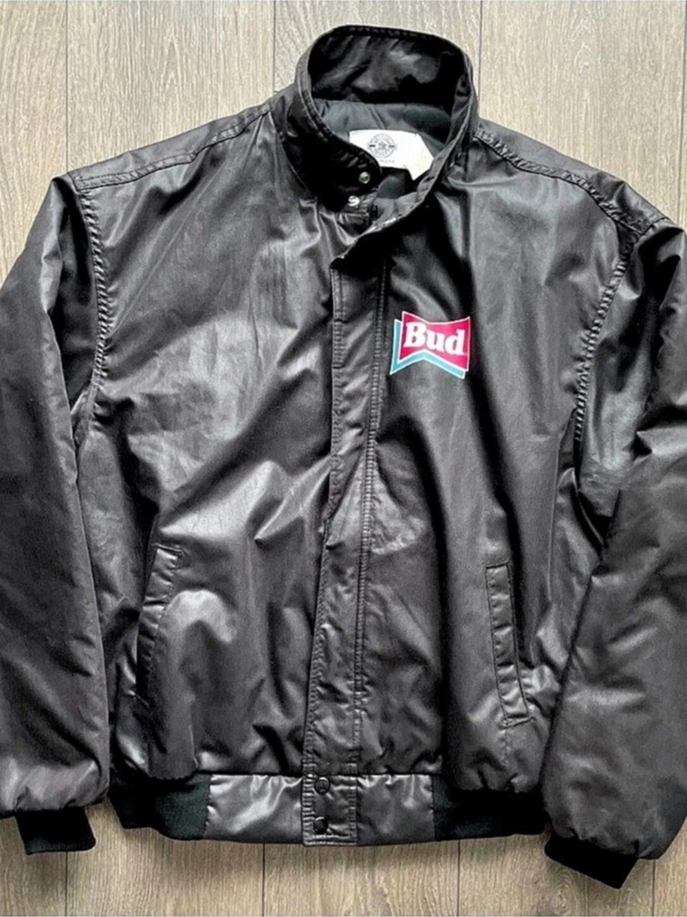 Budweiser Vintage 1989 Rolling Stones Steel Wheels Tour Bomber Jacket